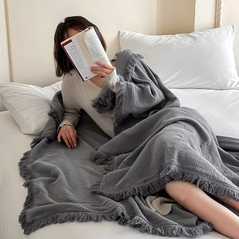 Cotton Gauze Blanket | Lightweight & Breathable | Multiple Sizes Available
