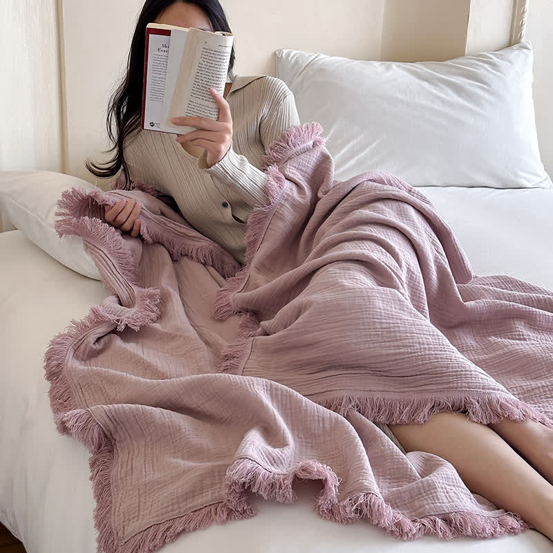 Cotton Gauze Blanket | Lightweight & Breathable | Multiple Sizes Available