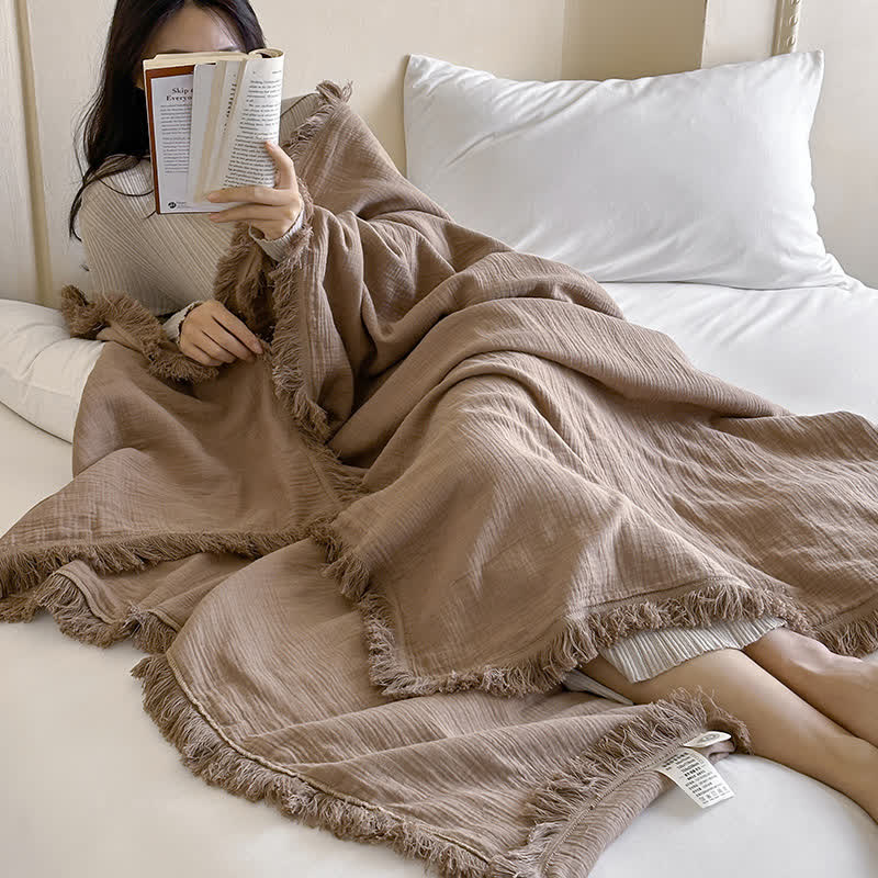 Cotton Gauze Blanket | Lightweight & Breathable | Multiple Sizes Available