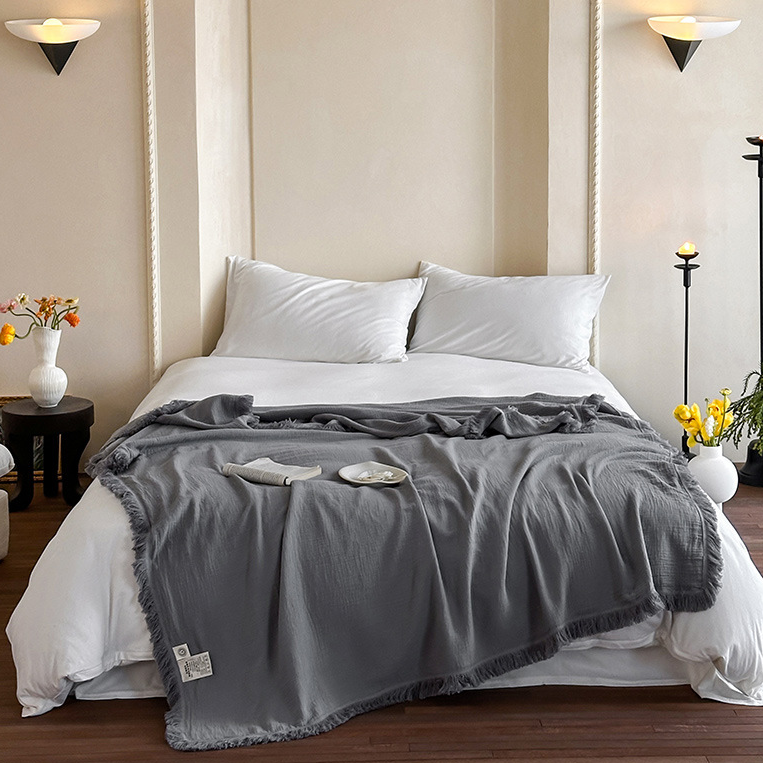 Cotton Gauze Blanket | Lightweight & Breathable | Multiple Sizes Available