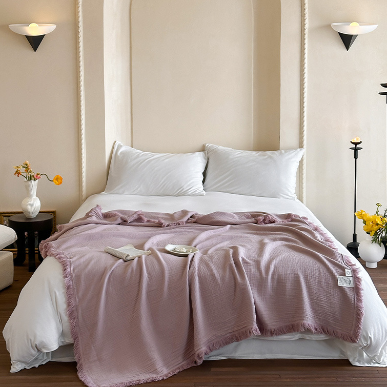 Cotton Gauze Blanket | Lightweight & Breathable | Multiple Sizes Available