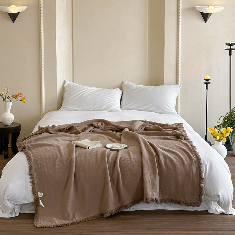 Cotton Gauze Blanket | Lightweight & Breathable | Multiple Sizes Available
