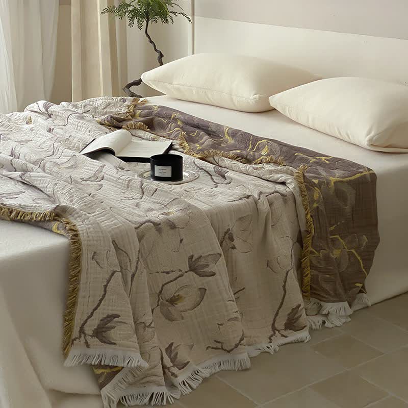 Cotton Gauze Quilt | Lightweight & Breathable | Full/Queen Size