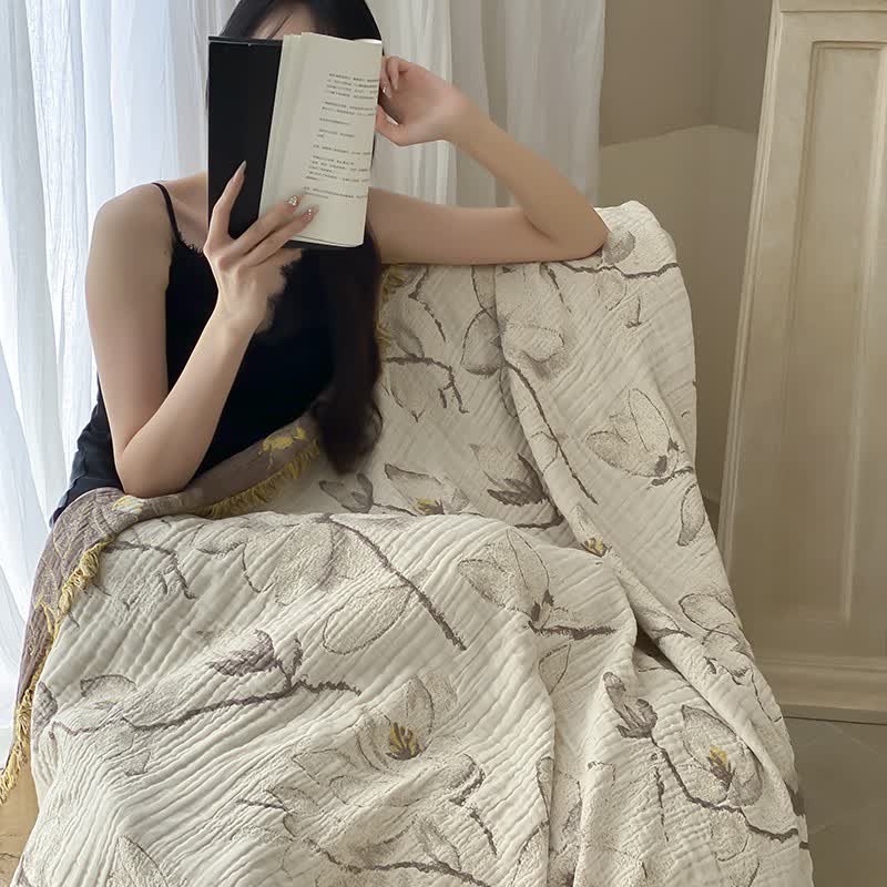 Cotton Gauze Quilt | Lightweight & Breathable | Full/Queen Size