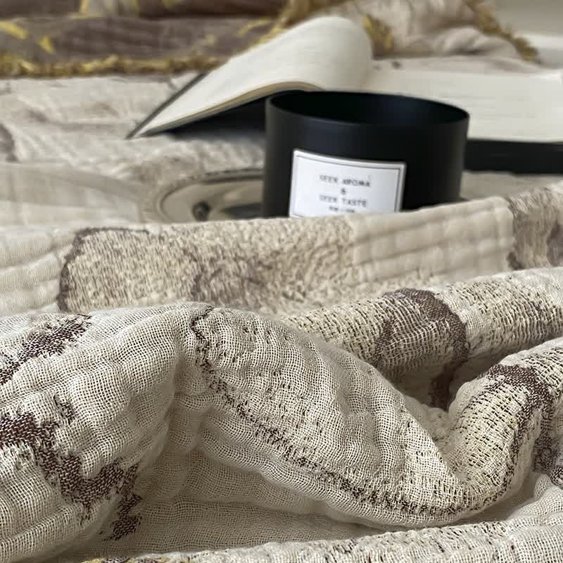 Cotton Gauze Quilt | Lightweight & Breathable | Full/Queen Size