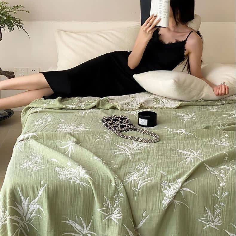 Bamboo Cotton Gauze Quilt | Eco-Friendly & Soft | Full/Queen Size