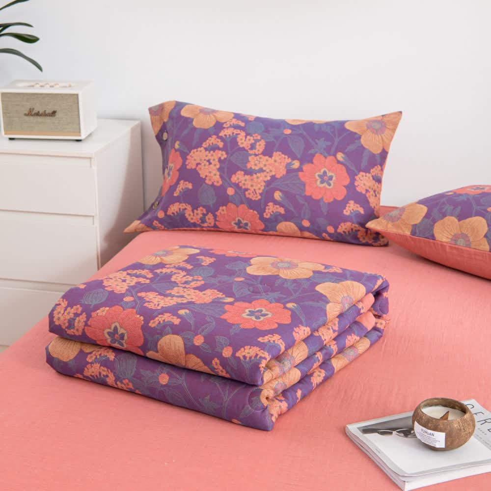 Cotton Lightweight Rural Soft Breathable Bedding