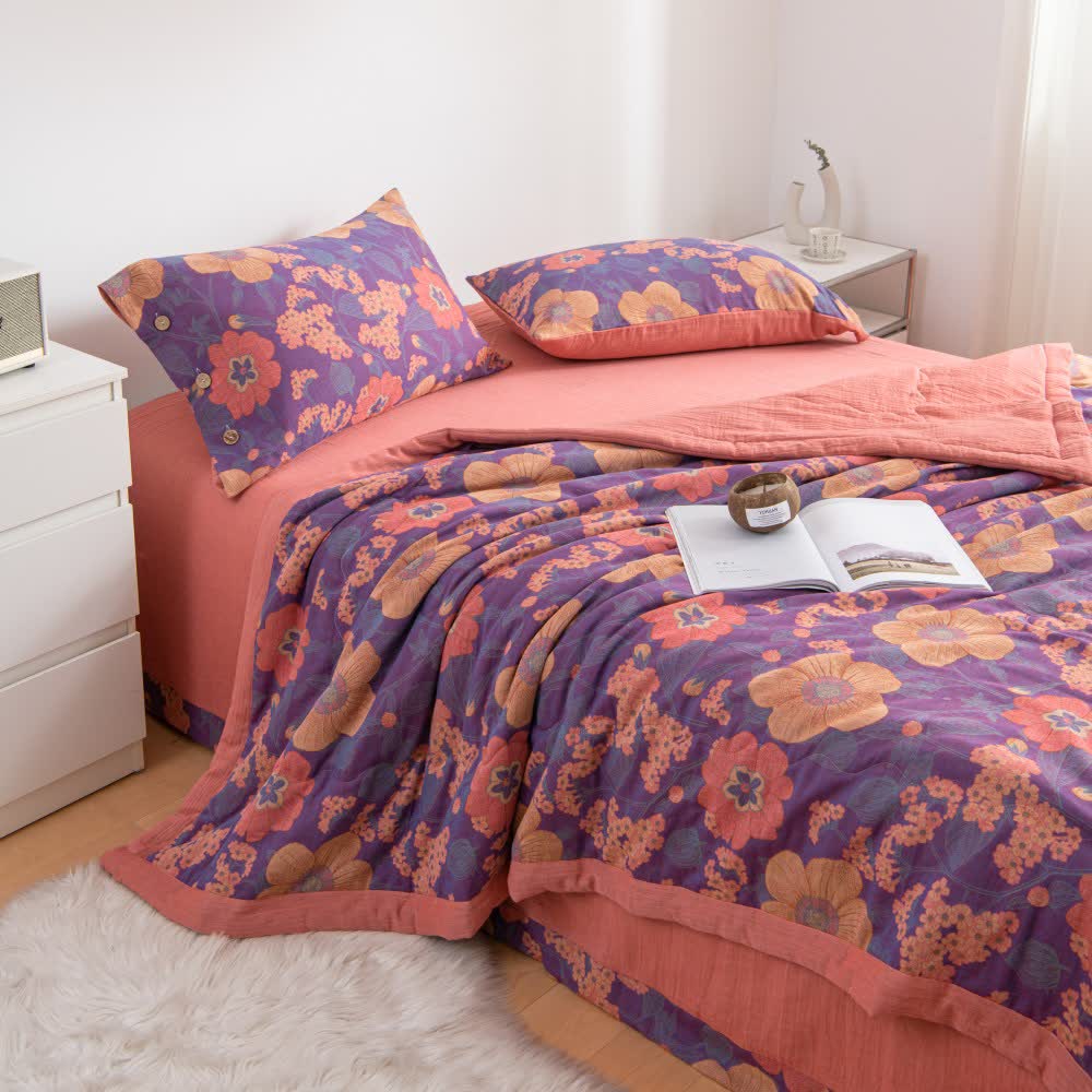 Cotton Lightweight Rural Soft Breathable Bedding