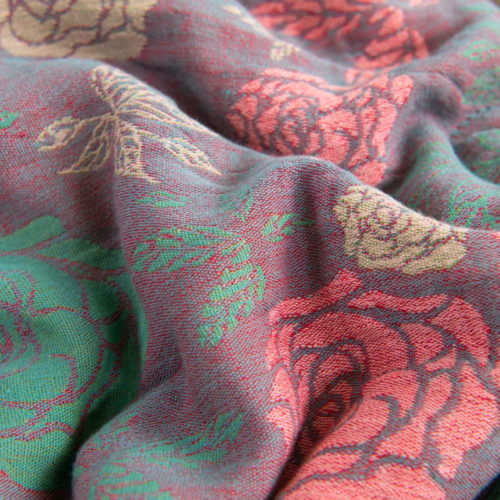 Vintage Rose Cotton Gauze Bedding Set | Eco-Friendly | Queen Size