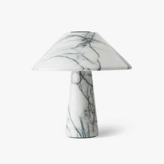 Marbella Marble Table Lamp | Marble | White
