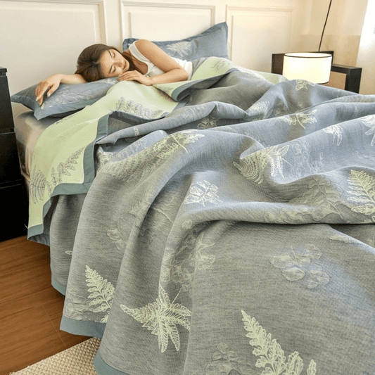 Cotton Gauze Quilt | Eco-Friendly & Breathable | Full, Queen, King Sizes