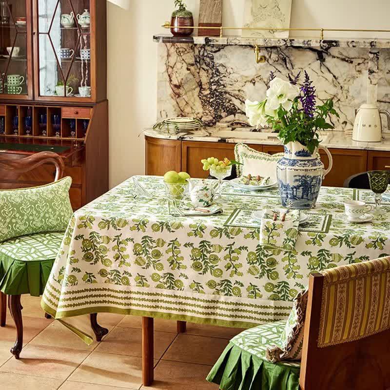 Waterproof Refresh Floral Soft Tablecloth