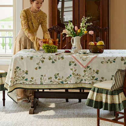 Ginkgo Leaf Tablecloth | Soft Polyester | Various Sizes