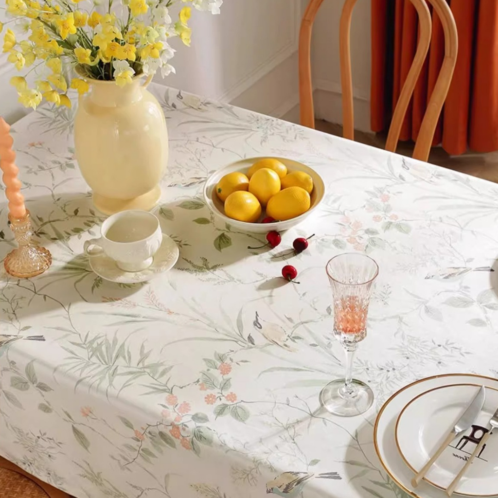 Pastoral Magpie Waterproof Anti-wrinkle Tablecloth