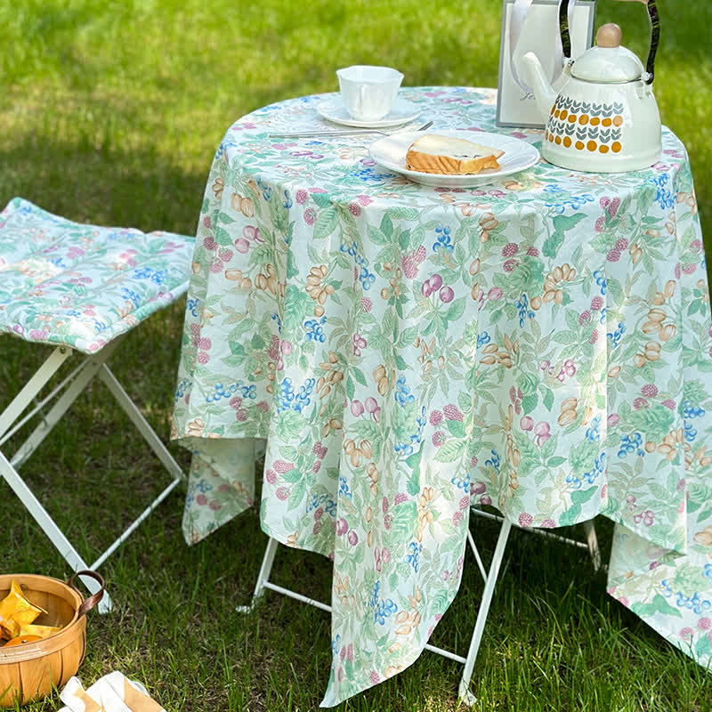 Pure Cotton Picnic Tablecloth | Classic Rural Pattern | Multiple Sizes Available