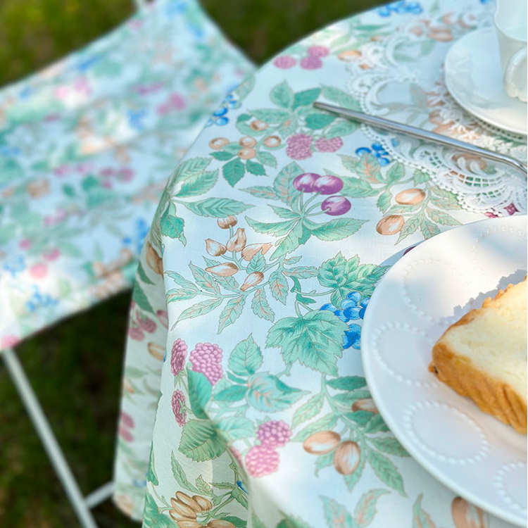 Rural Pure Cotton Picnic Tablecloth