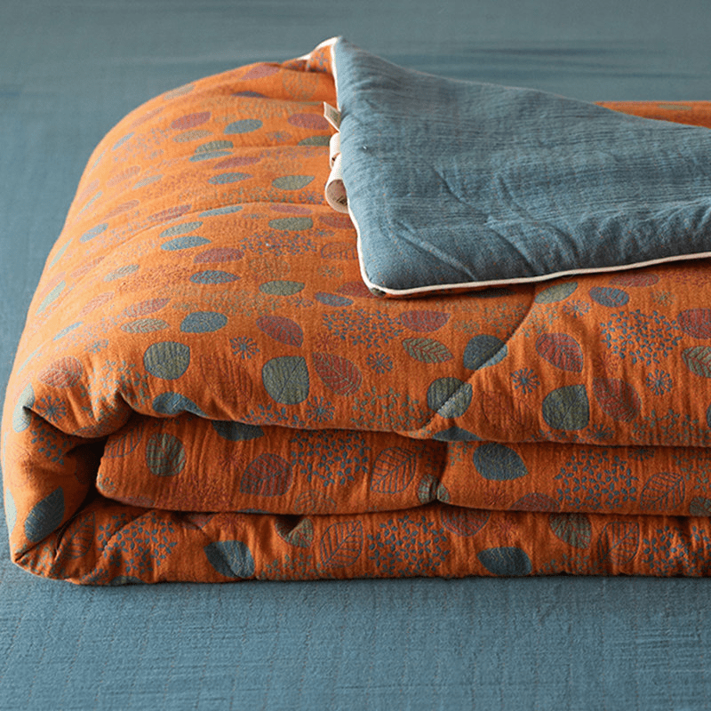 Bedding Set | Cotton Gauze | Floral Print | 4 Pieces