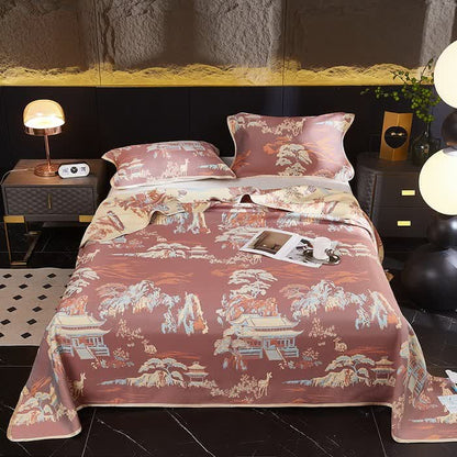 Three-Layer Gauze Cooling Coverlet | Eco-Friendly Lyocell & Cotton | Available in Twin, Full, Queen, King