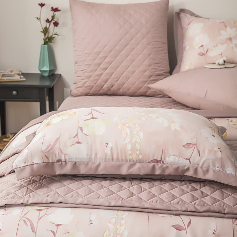 Floral Bedding Set | Lyocell Fiber | Queen Size