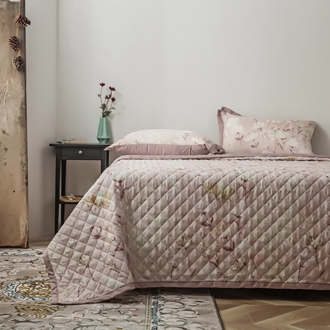 Floral Bedding Set | Lyocell Fiber | Queen Size