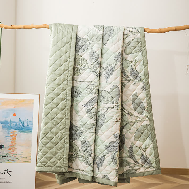 Lyocell Fiber Quilted Bedding Set | Eco-Friendly & Biodegradable | Queen Size with 2 Pillowcases