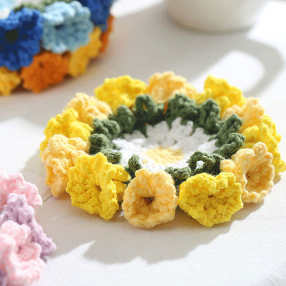 Handmade Crochet Coaster | Eco-Friendly Yarn | Set of 1, 2, 4, or 8