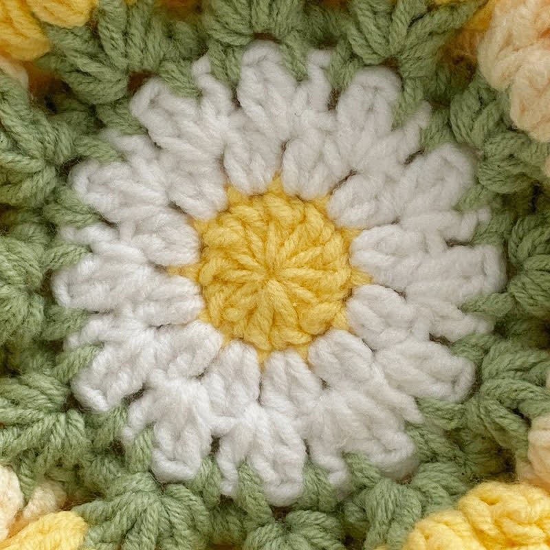 Handmade Crochet Coaster | Eco-Friendly Yarn | Set of 1, 2, 4, or 8