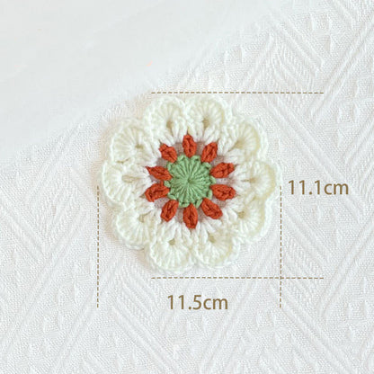 Handmade Crochet Yarn Coaster | Eco-Friendly Design | Available in 1, 2, 4, or 8 Pieces