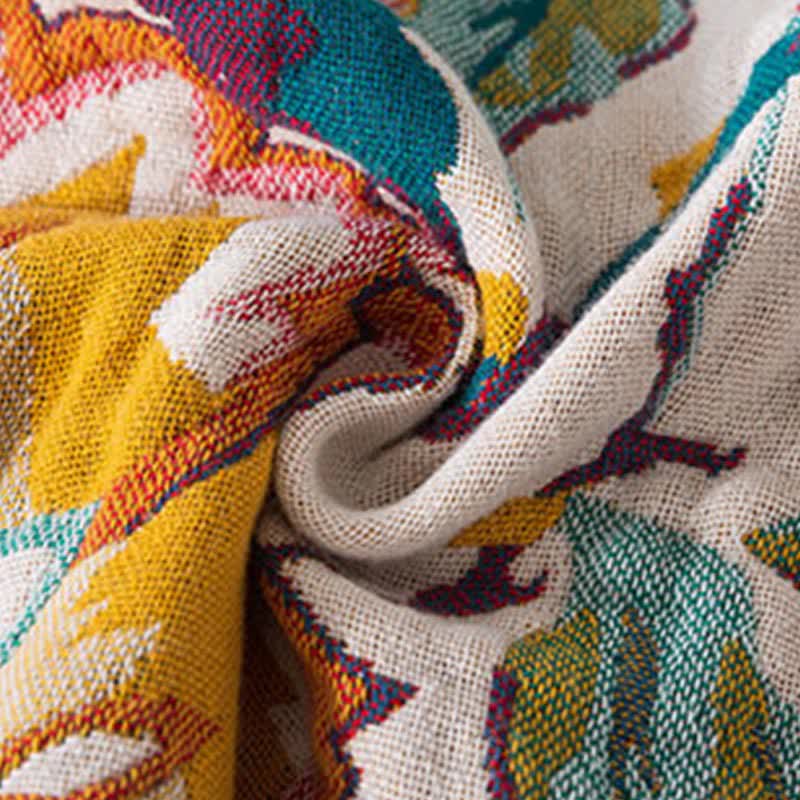 Reversible Floral Quilt | Breathable Cotton Gauze | Full/Queen Size