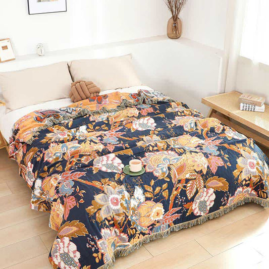 Cotton Gauze Quilt | Reversible Design | Full/Queen Size