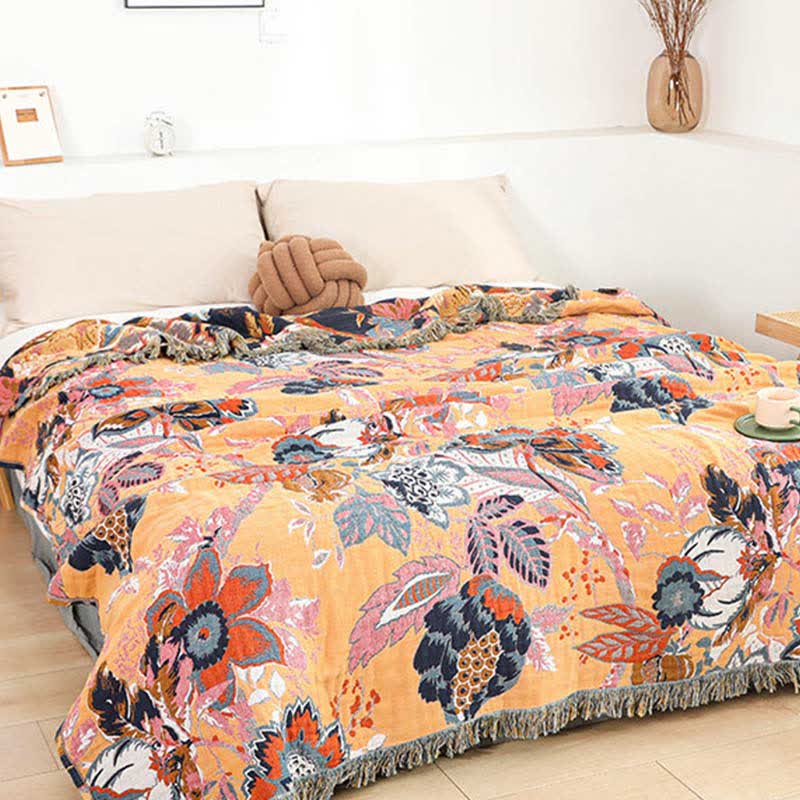 Cotton Gauze Quilt | Reversible Design | Full/Queen Size