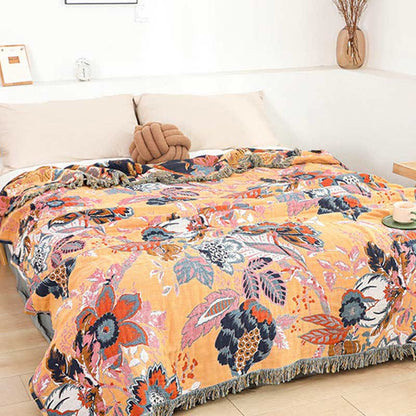 Cotton Gauze Quilt | Reversible Design | Full/Queen Size