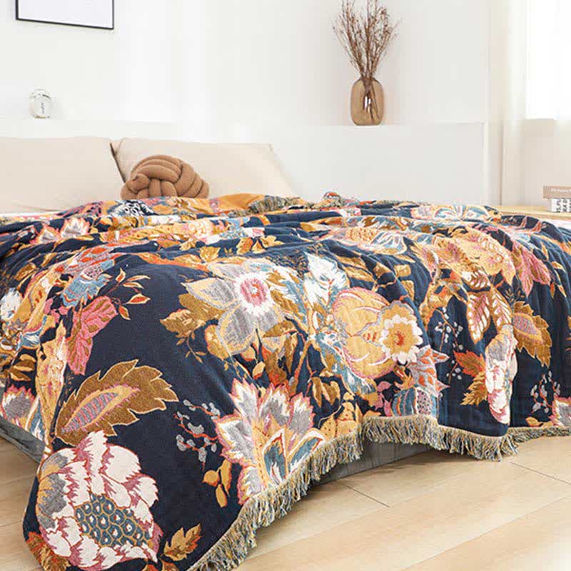 Cotton Gauze Quilt | Reversible Design | Full/Queen Size