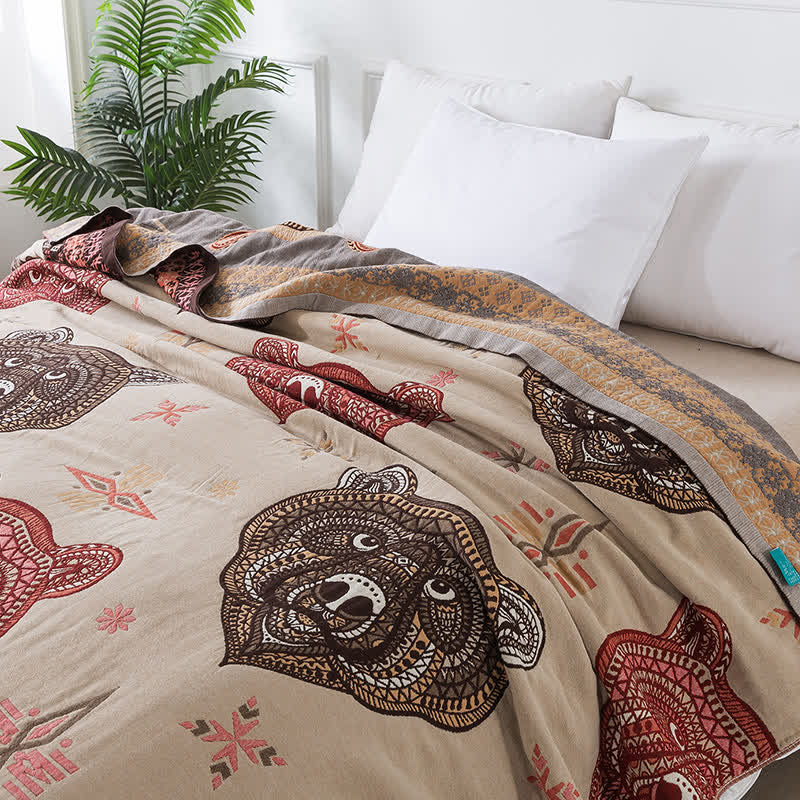 Vintage Cotton Gauze Quilt | Eco-Friendly 100% Cotton | Full/Queen Size Options