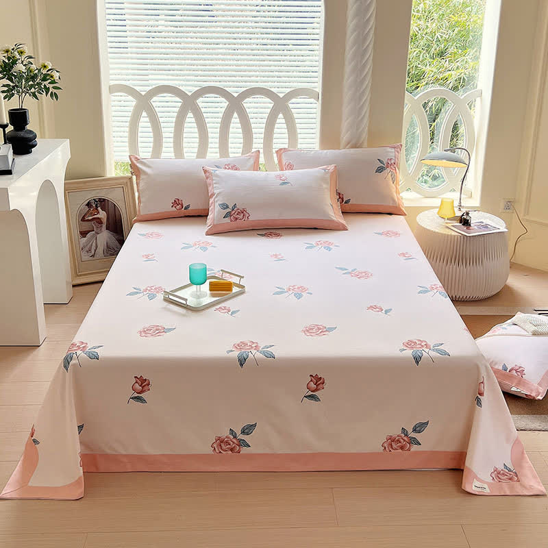Rustic Rose Coverlet | Breathable Cotton | Multiple Sizes