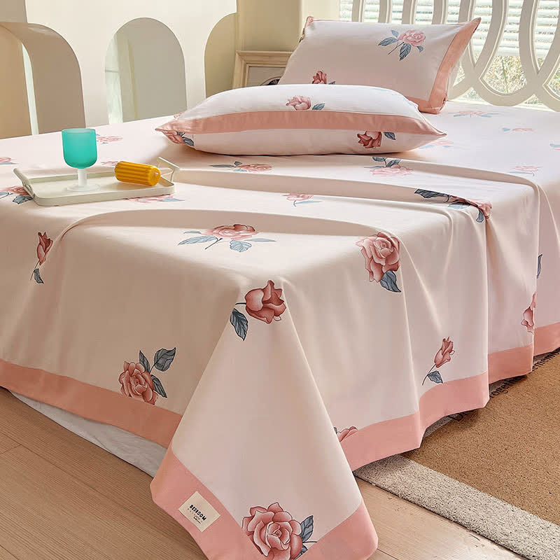 Rustic Rose Coverlet | Breathable Cotton | Multiple Sizes