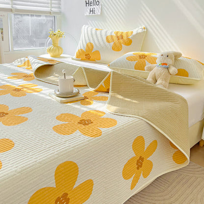 Floral Cotton Coverlet | Eco-Friendly | Multiple Sizes Available