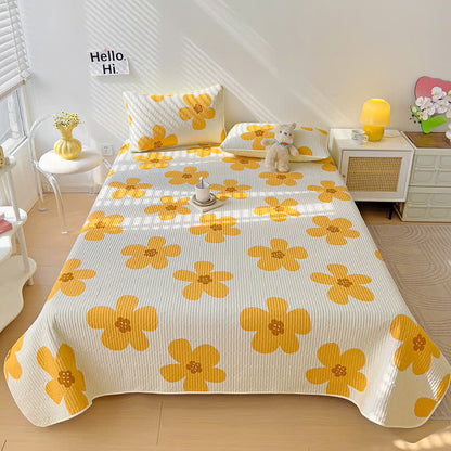 Floral Cotton Coverlet | Eco-Friendly | Multiple Sizes Available
