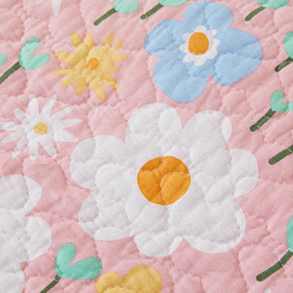 Cotton Floral Coverlet | Eco-Friendly | Twin, Full, Queen Options