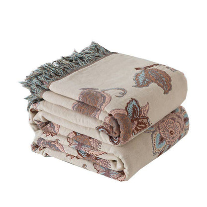 Vintage Floral Quilt | Soft Cotton Gauze | Full/Queen Size