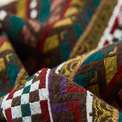 Cotton Gauze Quilt | Retro Ethnic Design | Full, Queen, King Sizes