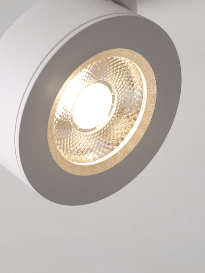 Round Rotating LED Downlight | Adjustable Metal & Acrylic | Black or White