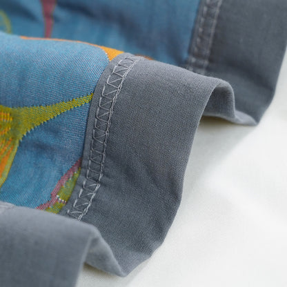 Ginkgo Leaf Quilt | 100% Combed Cotton | Reversible | Full/Queen/King Sizes