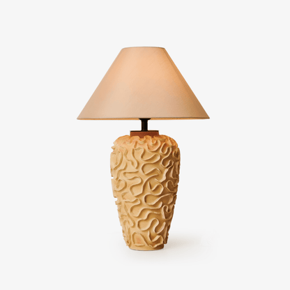 Marelo Table Lamp | Ceramic Base | Terracotta