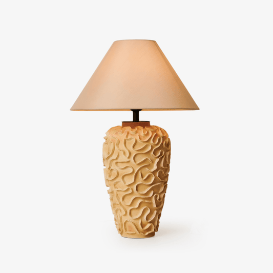 Marelo Table Lamp | Ceramic Base | Terracotta