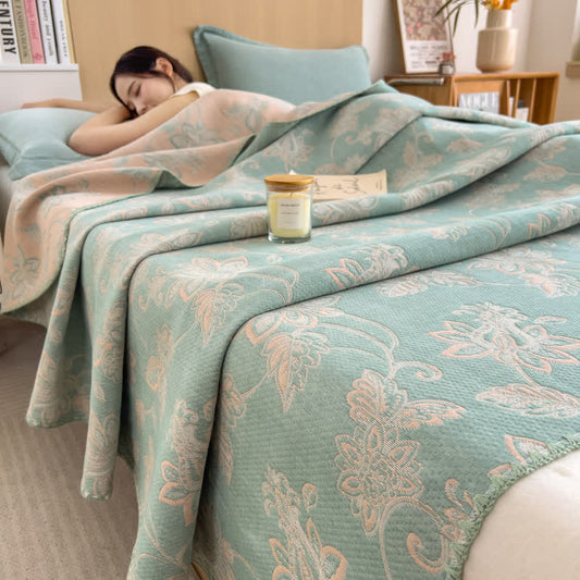 Cotton Coverlet | Reversible Gauze | Twin, Full, Queen Sizes