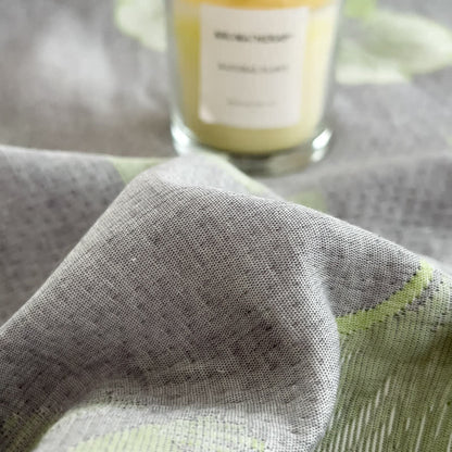 Ginkgo Leaf Coverlet | Soft Cotton Gauze | Twin, Full, Queen Sizes