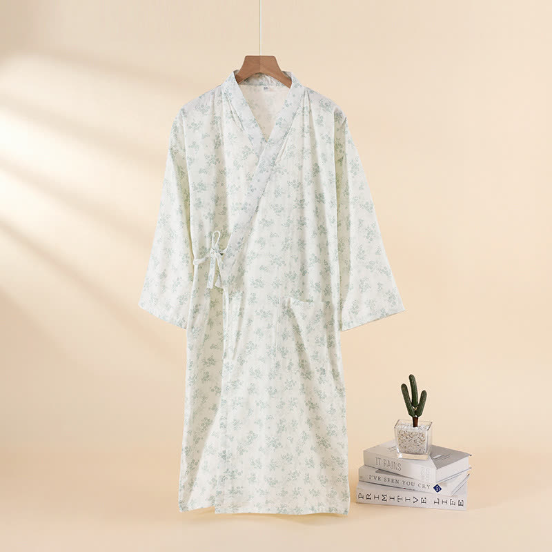 Floral Cotton Gauze Nightgown | Soft Breathable Fabric | Women's Sleepwear