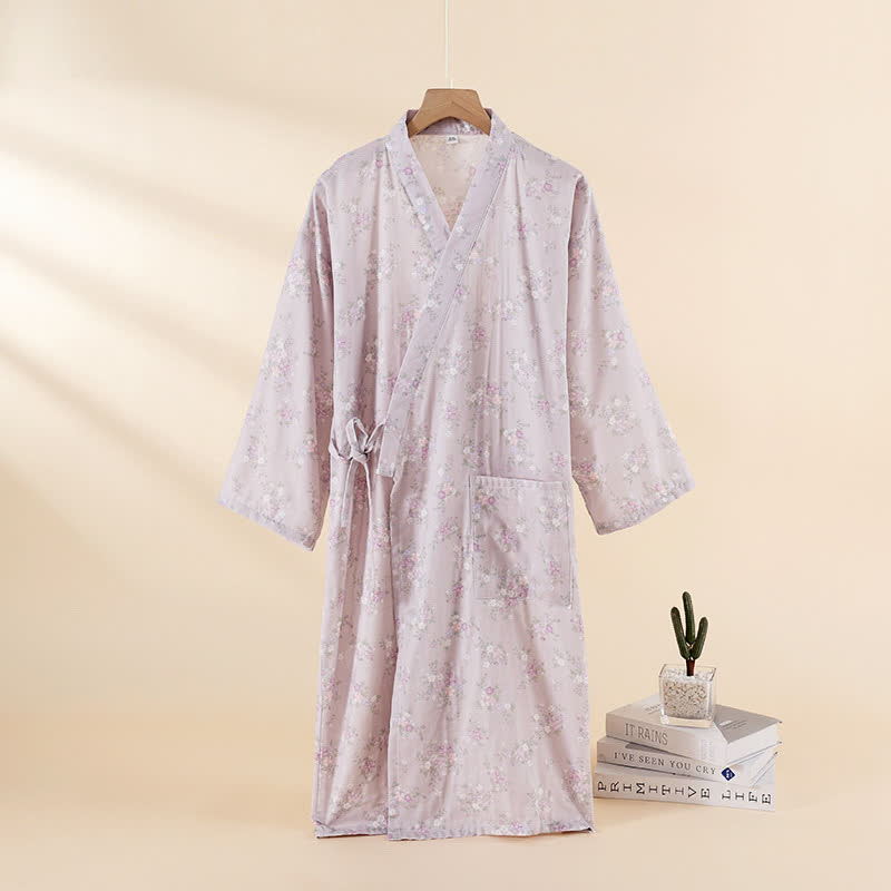 Floral Cotton Gauze Nightgown | Soft Breathable Fabric | Women's Sleepwear