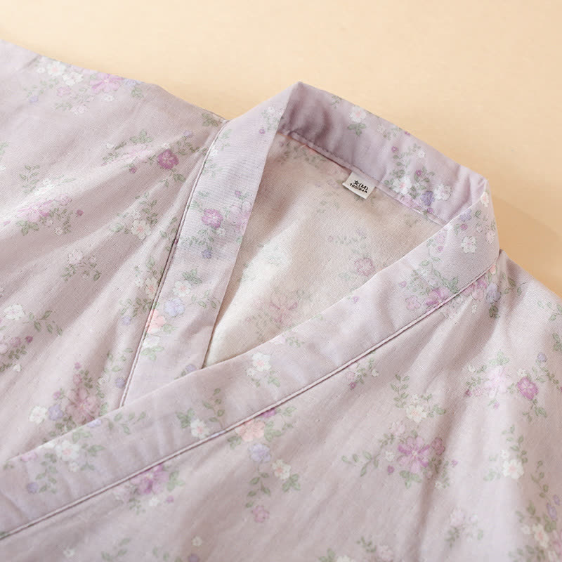 Floral Cotton Gauze Nightgown | Soft Breathable Fabric | Women's Sleepwear